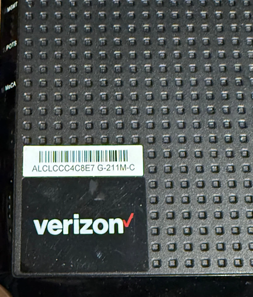 Verizon FIOS ONT Optical Network Terminal Nokia G-211M-C Modem & Power Supply - Image 2 of 4