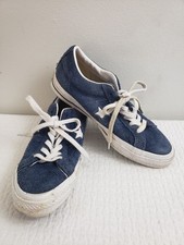  JL Converse One Star Ox Premium Suede Blue Size Mens 6 Unisex Sneakers 158371C