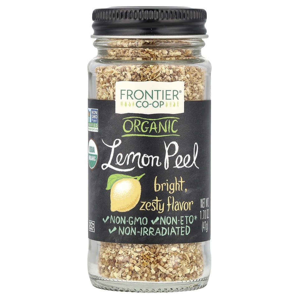 Organic Lemon Peel, 1.7 oz (47 g)