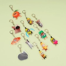 Funny Cat Keychain Student Gift Bag Lanyard Women's Bag Pendant Keychain