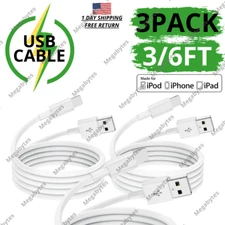 USB Cable Charging Line For Apple iPhone 14 13 12 11 Pro Max 8 7 6 XS XR SE iPad