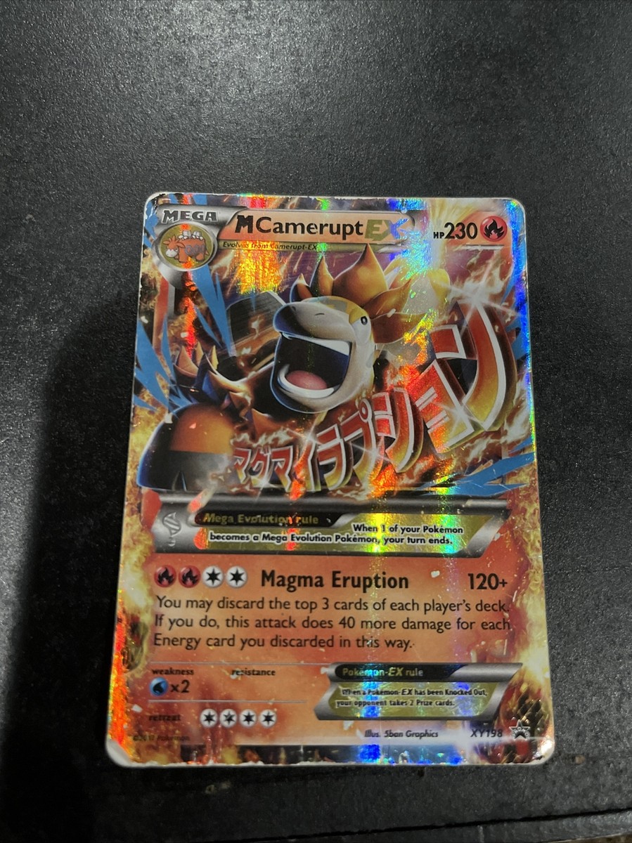 Pokémon TCG Mega-Camerupt-EX XY Black Star Promos XY198 Regular