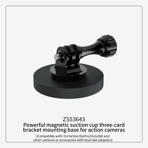 Magnetic Action Camera Mount Car Holder for DJI Action 5pro Charging Base - Picture 25 of 27