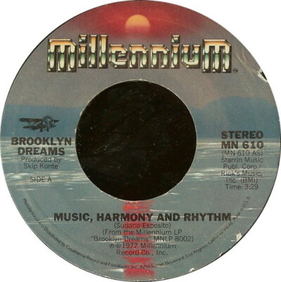 ブルックリン・ドリームス　Harmony And Rhythm soul Brooklyn Dreams – Music, Harmony And Rhythm – Vinyl (7
