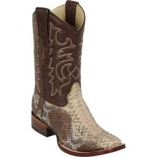 Los Altos ORYX Genuine PYTHON SNAKE Western Cowboy Boot Square Toe D 8225711