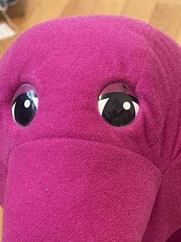 EXC Vintage Playskool Pawtucket 1992 Talking BARNEY Dinosaur Plush Works Great - Picture 3 of 12