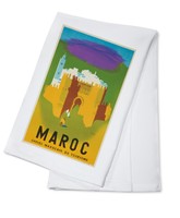 Morocco - Maroc Even Vintage Ad (100% Cotton Towel Absorbent) Morocco - Maroc Even Vintage Ad (100% Cotton Towel Absorbent)