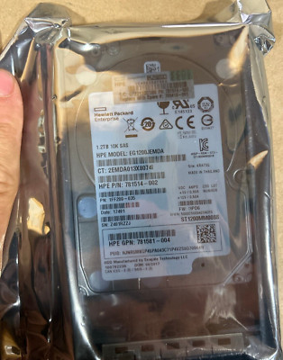 NEW~~~ HP EG1200JEMDA 781514-002 1.2TB 10K SFF SAS Server Hard Disk Drive
