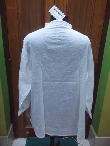 3XL 48" 49" ETHNIC 100% COTTON HANDMADE CHIKAN EMBROIDERY TOP KURTA KURTI TUNIC - Picture 7 of 7
