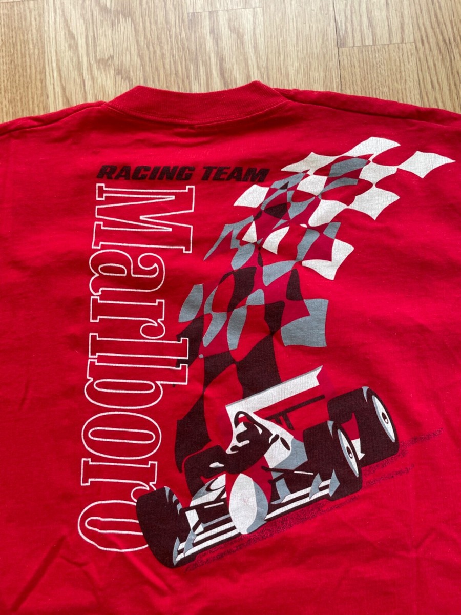 Vintage Marlboro racing team tshirt red Screen Stars size XL