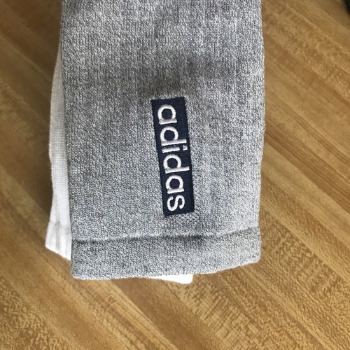 ADIDAS AEROREADY ARCH COMPRESSION CREW SOCKS - 3 PAIR MEN'S Blue/Gray/White NEW - Picture 5 of 17