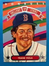 1992 TRIPLE PLAY BASEBALL GALLERY OF STARS FRANK VIOLA #GS-6 - BOSTON RED SOX