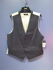 Mens Size Large 42~44” Vest, Blue, Modern Fit, Arrow, NWT MSRP $60