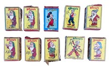 Vtg Marx Disneykins Miniatures Walt Disney Lot Of 10 Boxes ONLY No Figures READ