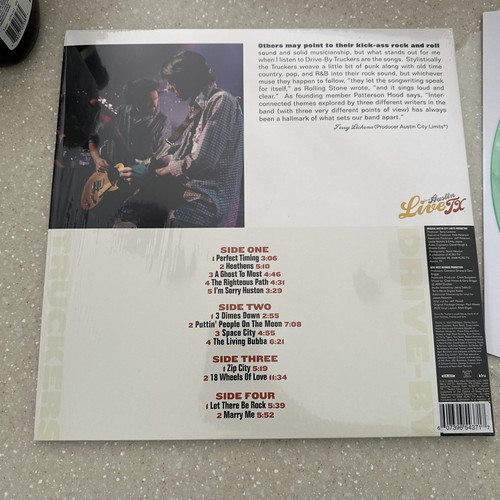 Drive by Truckers Live from Austin TX Limited Black Friday Seaglass/Gold Marble - Picture 3 of 3