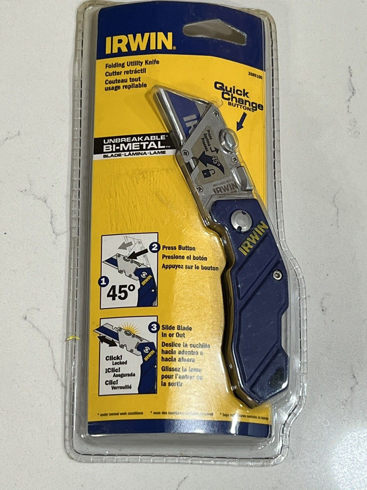 IRWIN Utility Knife, Folding (2089100)