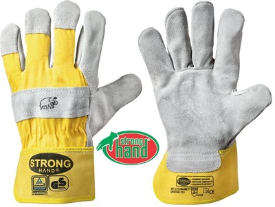 MAMMUT  von StrongHand  Arbeitshandschuh Leder Handschuh Garten Bau bis Größe 12