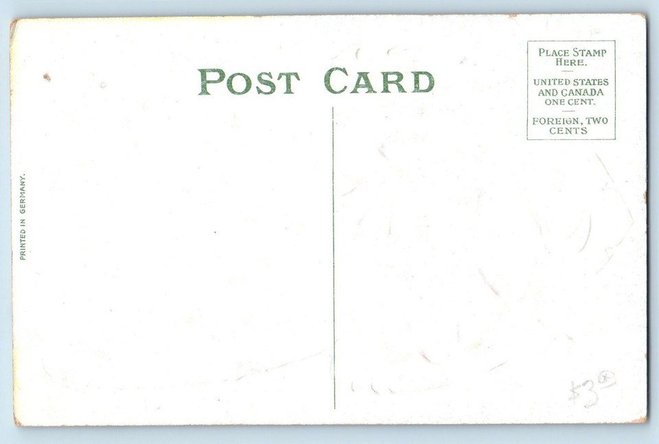 CARTE POSTALE VINTAGE - POSTÉE EN 1924