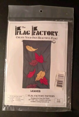 Flag Factory FALLING LEAVES Create 28'' x 49'' # 63860 Create your own Flag