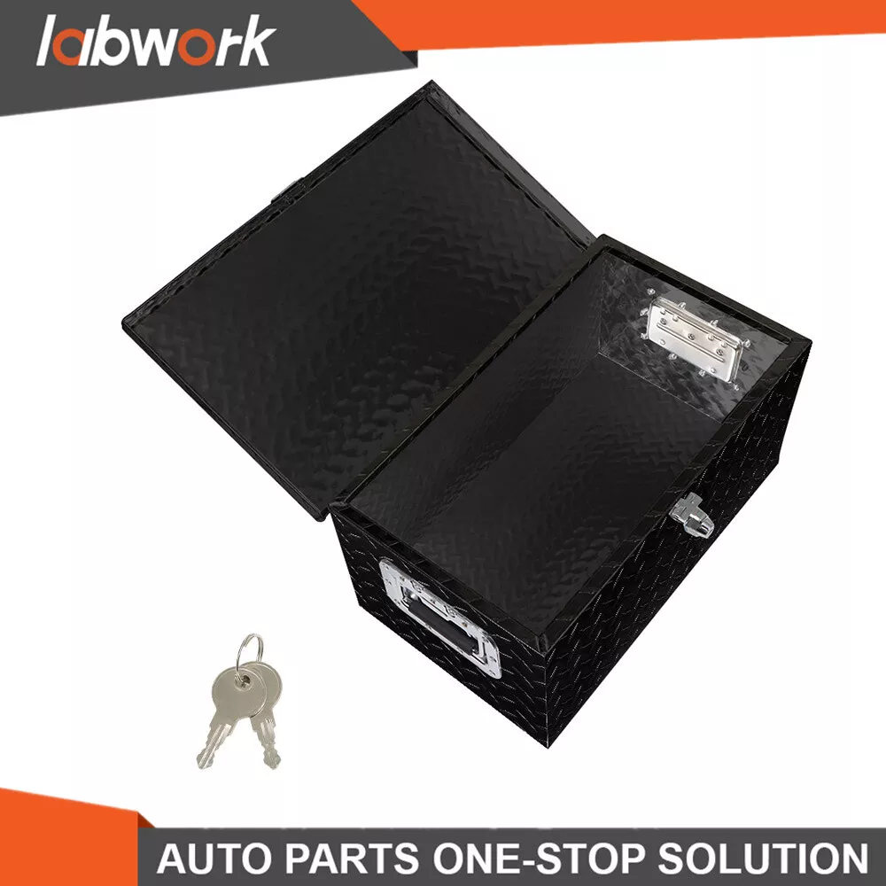 Diamond plate truck bed outlet tool box