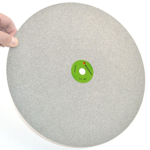 Diamond Lapping Wheel 12 inch Grinding Disc 80 Grit Coarse Lapidary