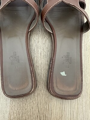 hermes oran sandals 37 | eBay