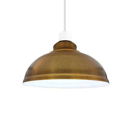 Industrial Metal Ceiling Pendant Light Shade Easy Fit Lampshade Kitchen LED Bulb - Picture 44 of 52
