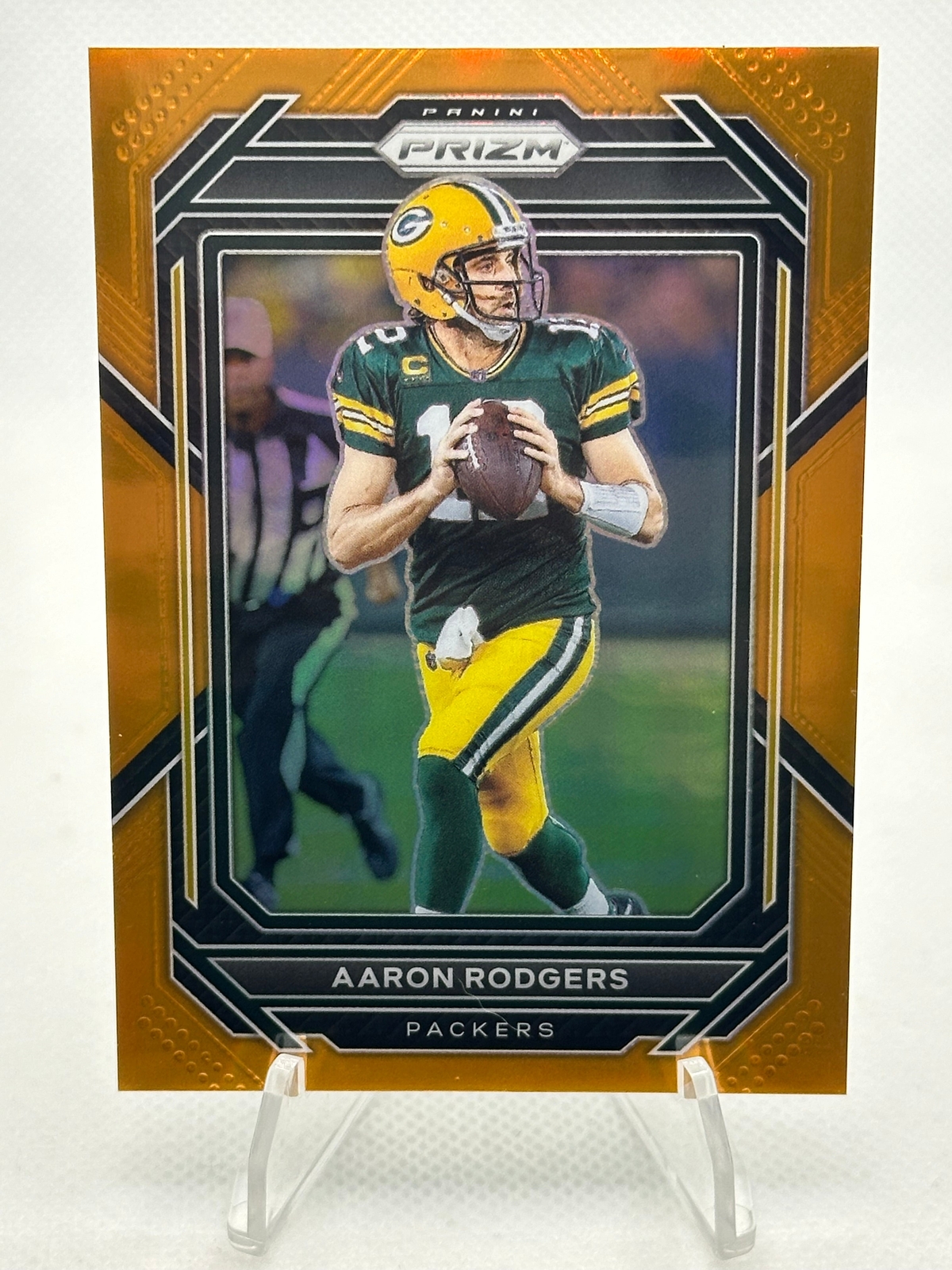 2022 Panini Prizm #103 Aaron Rodgers /249 (Orange)