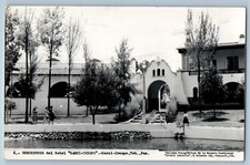 Tehuacán México Postal Cita del Hotel "Garci-Crespo" c1950 Foto RPPC