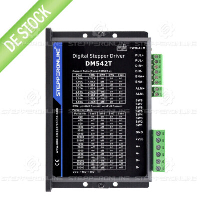 STEPPERONLINE DM542T Nema 23 Schrittmotor Treiber 1-4.2A 20-50VDC Stepper Driver
