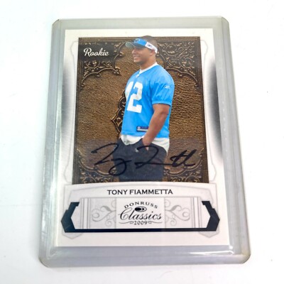Tony Fiammetta #246 - 2009 Donruss Classics Rookie Auto Autograph RC #129/699