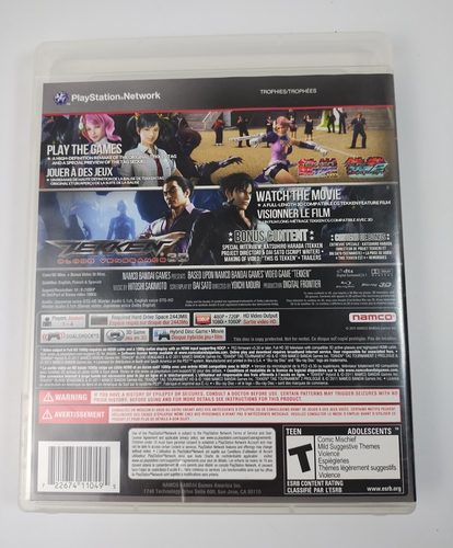 Tekken Hybrid (Sony PlayStation 3, 2011) No Manual - Picture 2 of 5