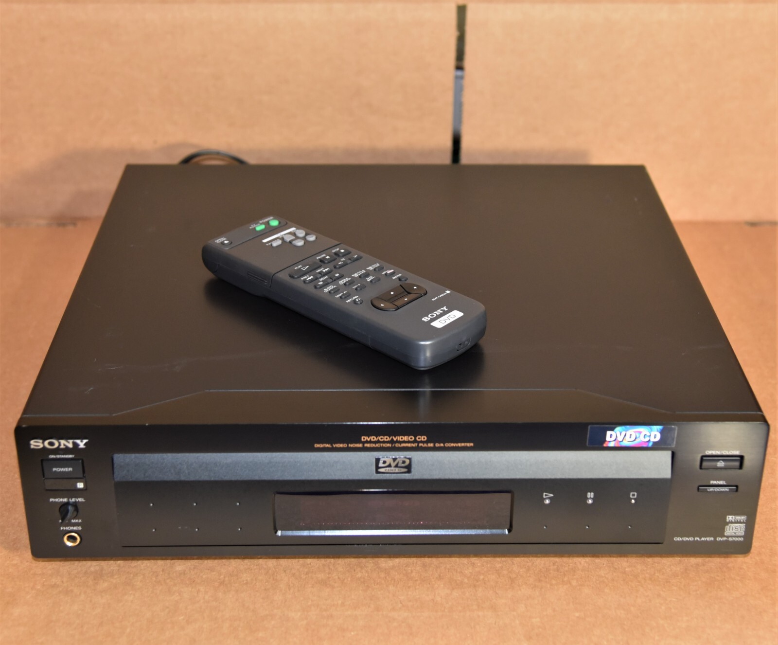 超希少】SONY DVP-S7000 DVD/CDプレーヤー カレントパルス メンテ済