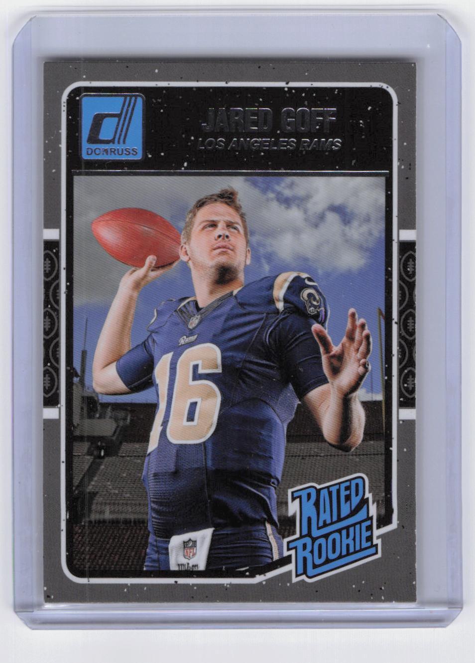 2016 Donruss #372 Jared Goff Press Proofs Blue