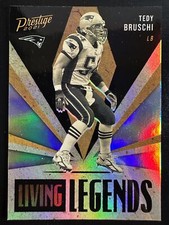 Tedy Bruschi 2021 Panini Prestige Living Legends Football Card Patriots #LL-22