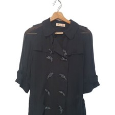 Chiffon Trench Coats Coats, Jackets Vests for Women for sale