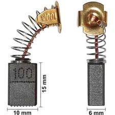 Spazzole carbone carbone per martello perforatore Makita HR3520, HR3520B