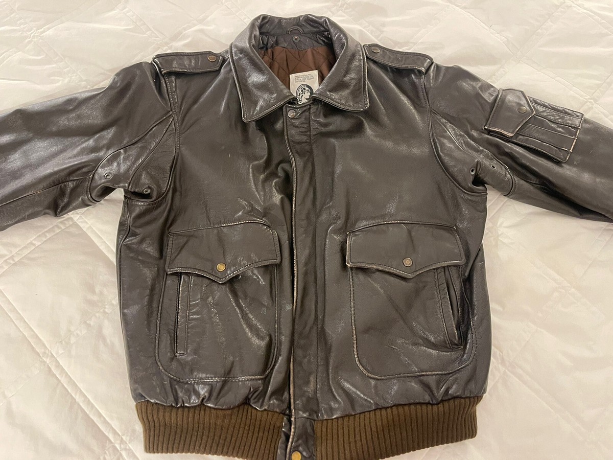 American Express Leather USN A2 Bomber Jacket size 44 | eBay American Express Leather USN A2 Bomber Jacket size 44 | eBay