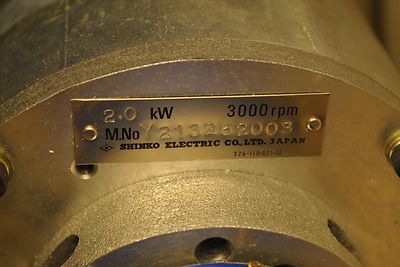 Shinko Y213252003 3000 rpm w Tamagawa 74-11/24 TS 5778 N 72 OAM/FA