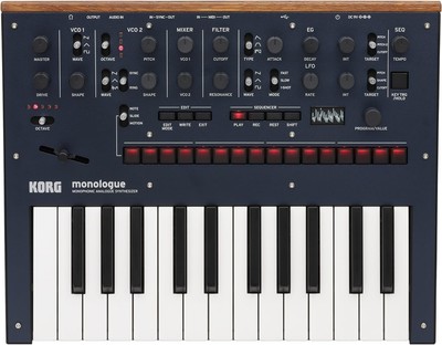 Korg Monologue-BL Monophonic Analog Synthesizer Dark Blue 25-Key Japan