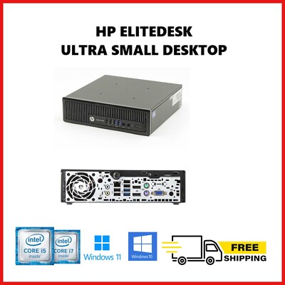 HP EliteDesk USDT 820 G1 800 Intel Core i7 2TB SSD 16GB RAM Win 10 11 SCHNELLER PC