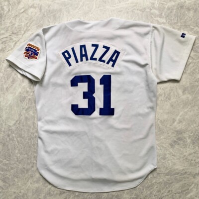VTG 90s MLB LOS ANGELES DODGERS MIKE PIAZZA RUSSELL AUTHENTIC