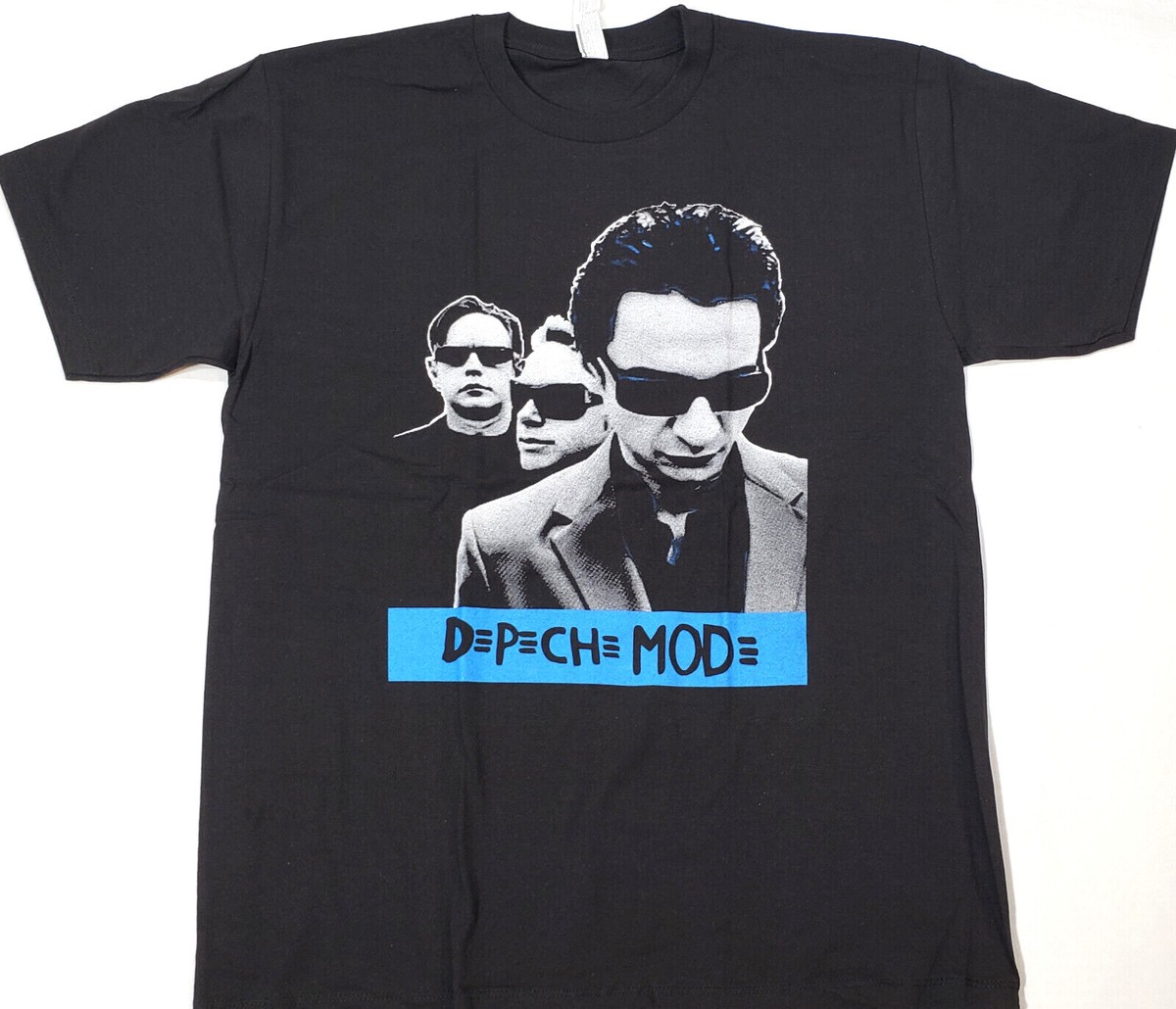 DEPECHE MODE T-shirt Alt Rock New Wave Band Tee Adult Men's Black