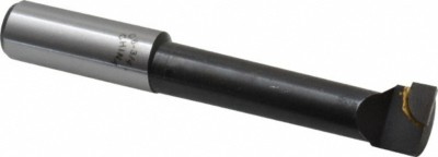 Carbide Tipped Boring Bar: 13/16'' Min Bore Dia 3-3/8'' Max Bore Depth, 3/4'' Shank
