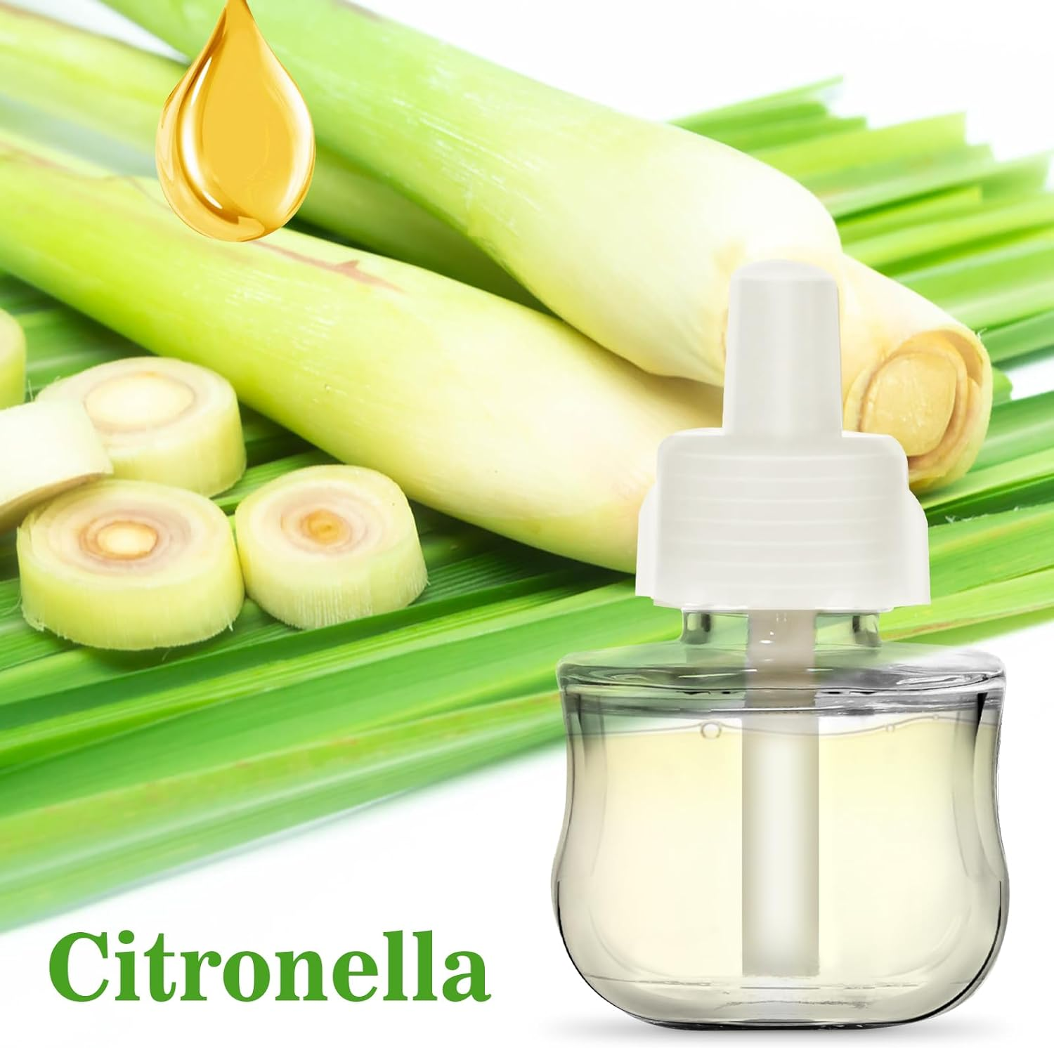 Citronella Plug in Scented Oil Refill, Electric Air Fresheners Refills