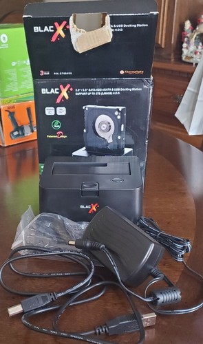 Thermaltake BlacX eSATA+ USB 2.0 Hard Drive Docking Station ST0005U up to 2TB - Picture 3 of 12