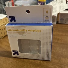 up  up Ultra Soft Silicone Putty Earplugs 8 pair in package