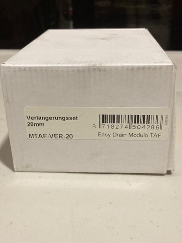 Easy Drain Modulo TAF Extender MTAF-VER-20 Shower Drain Accessory NEW in box - 第 1/5 張圖片