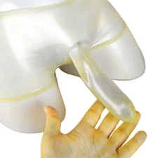 Mens Transparent Latex Panties Rubber Underwear Catsuits BodysuitsTight-fitting