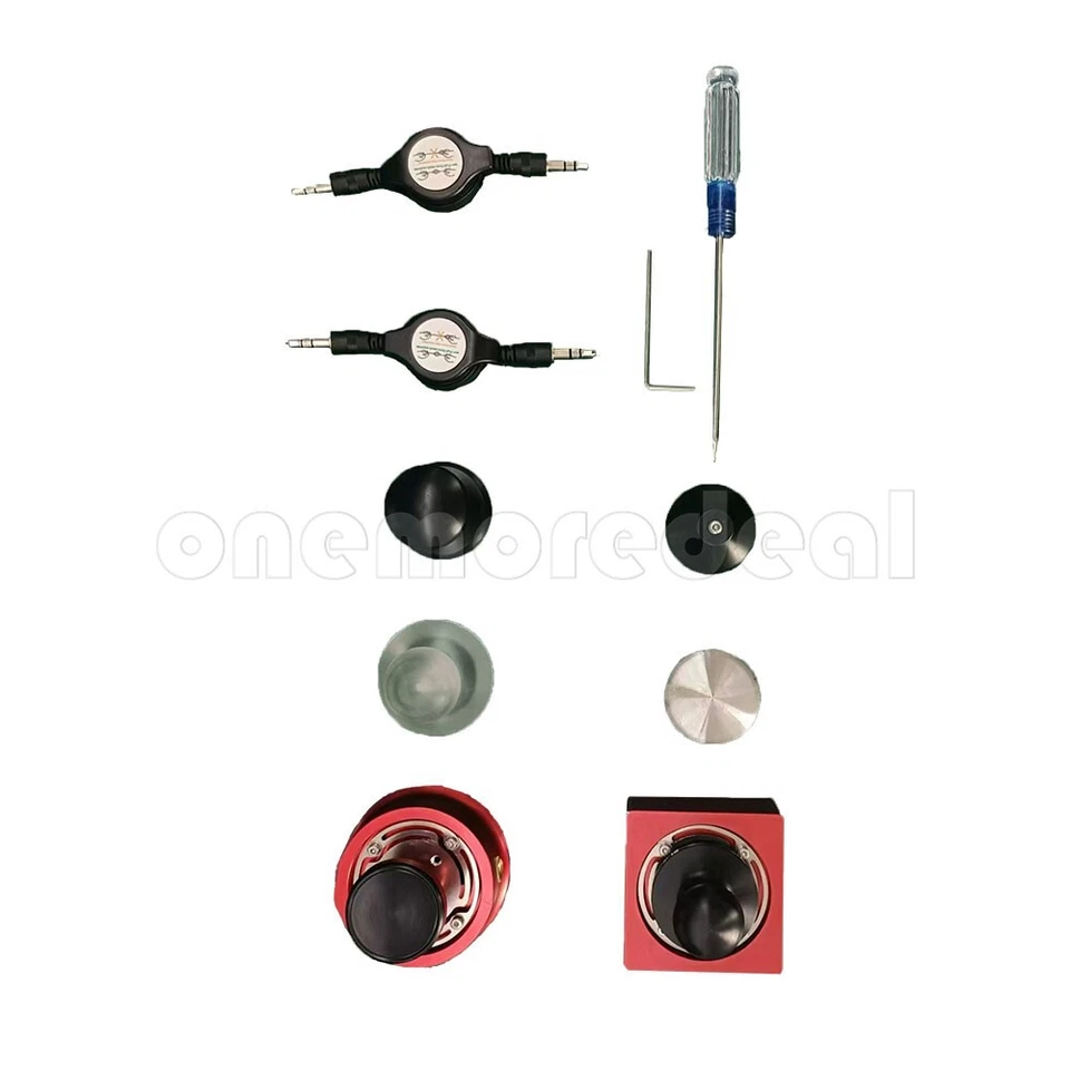 GUOHETEC Stamp-shaped Morse Key Telegraph Key Set+Solid Wood Gift Box+Key Caps - Image 2 of 4